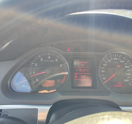 Audi A6 cena 30900 przebieg: 239340, rok produkcji 2005 z Lędziny małe 326